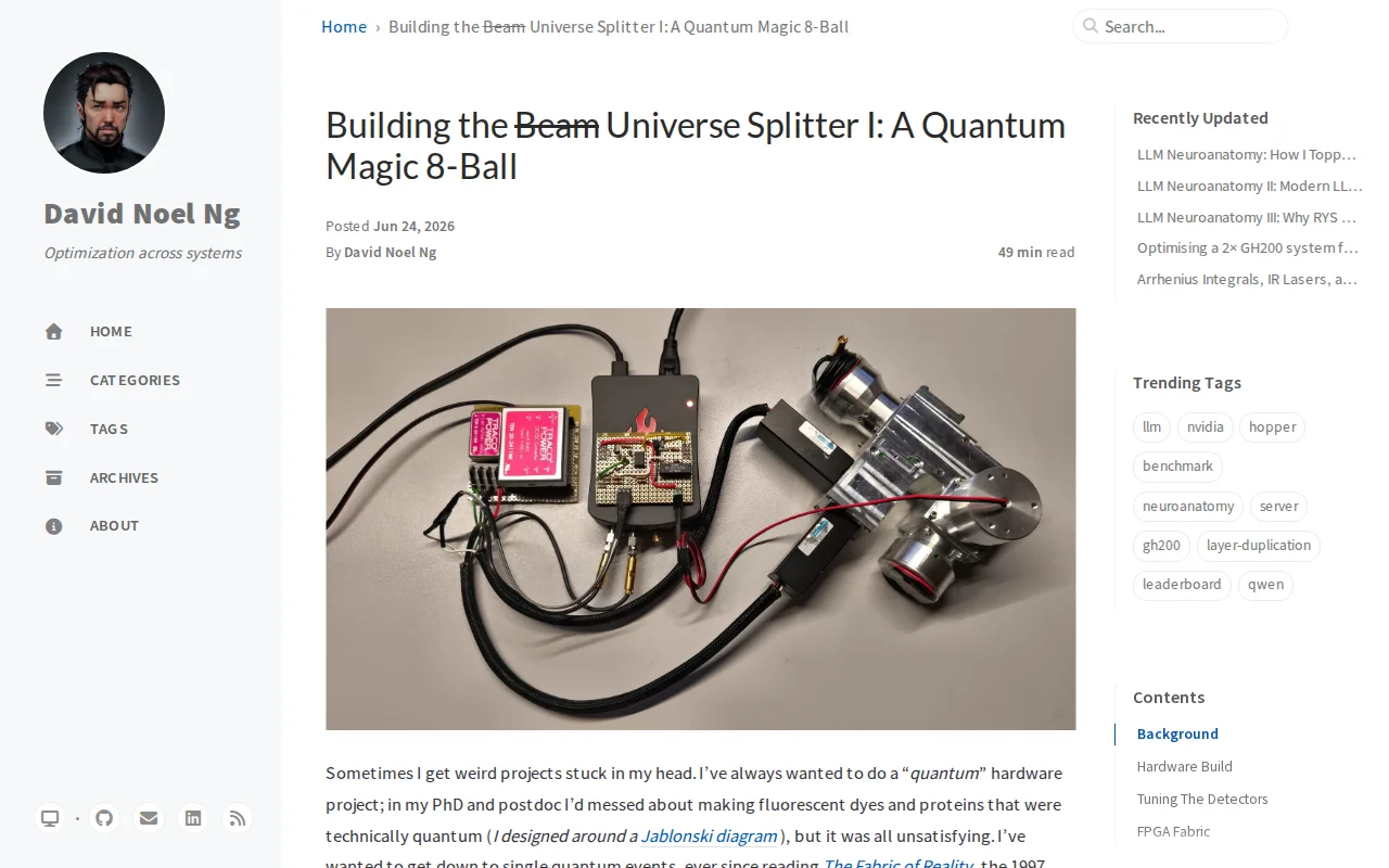 I built a hardware quantum RNG and wired it into a Magic 8-Ball