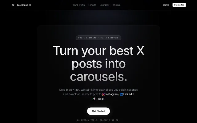 Turns Any XPost into Carousel