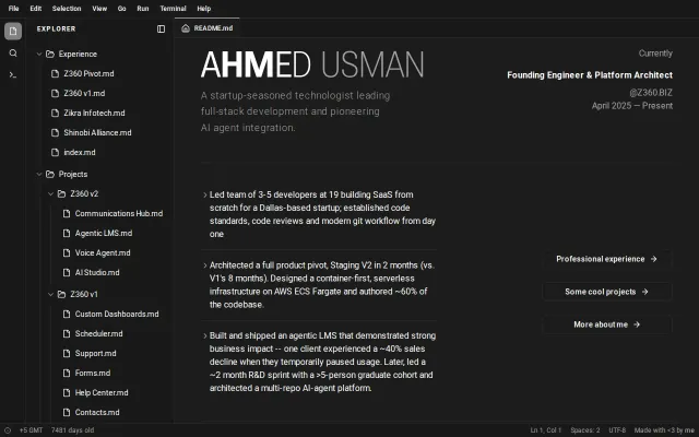 A cool portfolio I made