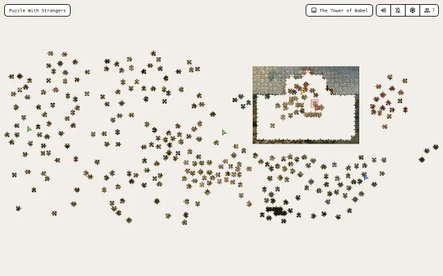Puzzle with Strangers. A free multiplayer jigsaw