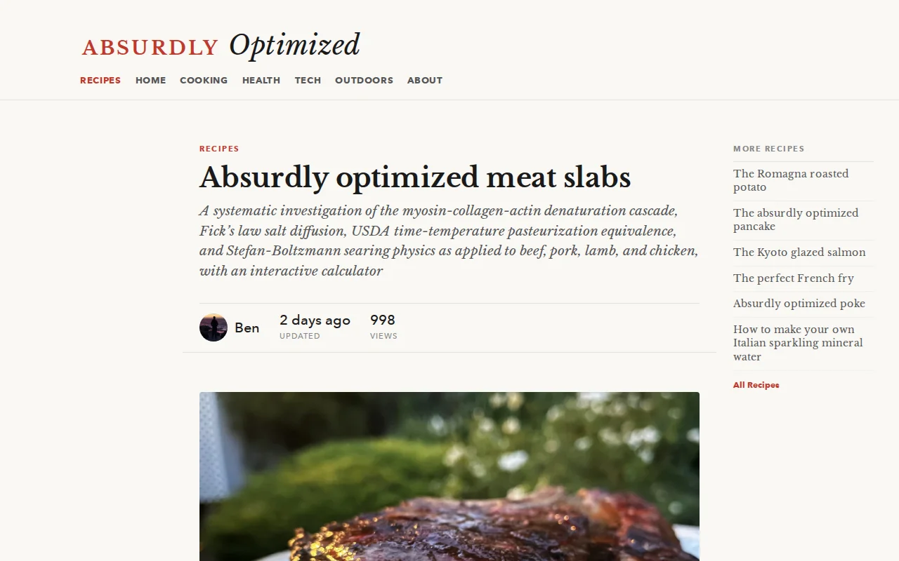 I Derived a Steak
