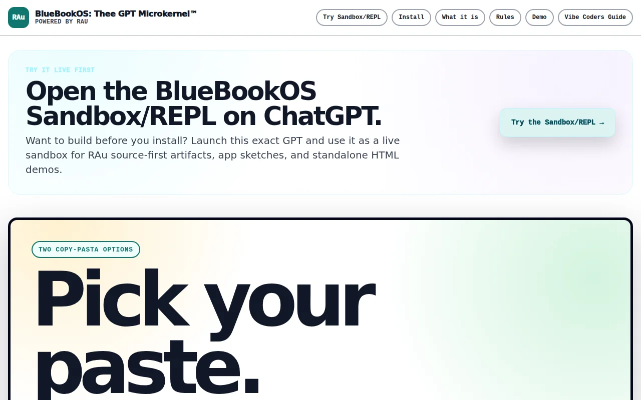Boot a tiny app-making OS inside an AI chat
