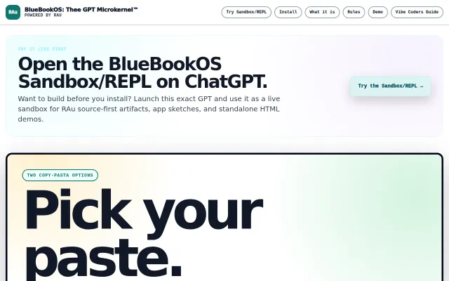 Boot a tiny app-making OS inside an AI chat
