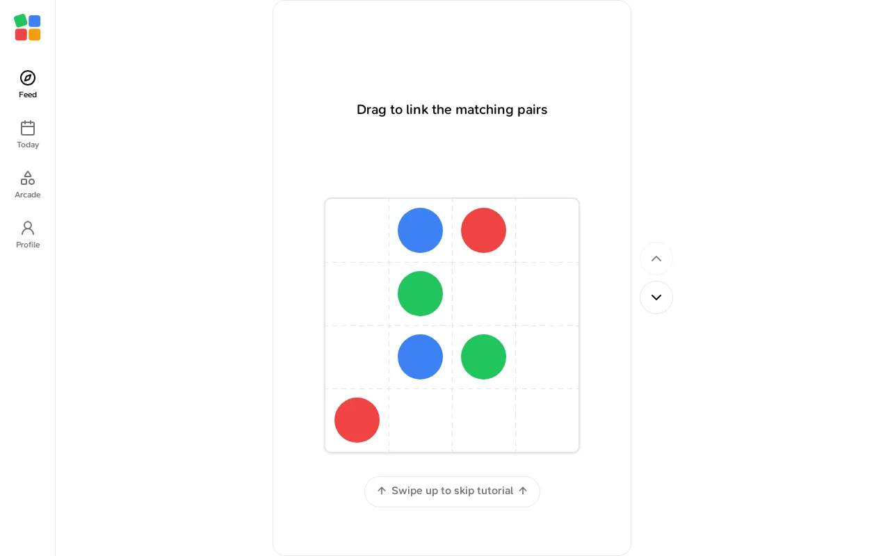 Puzzle games in a feed like TikTok