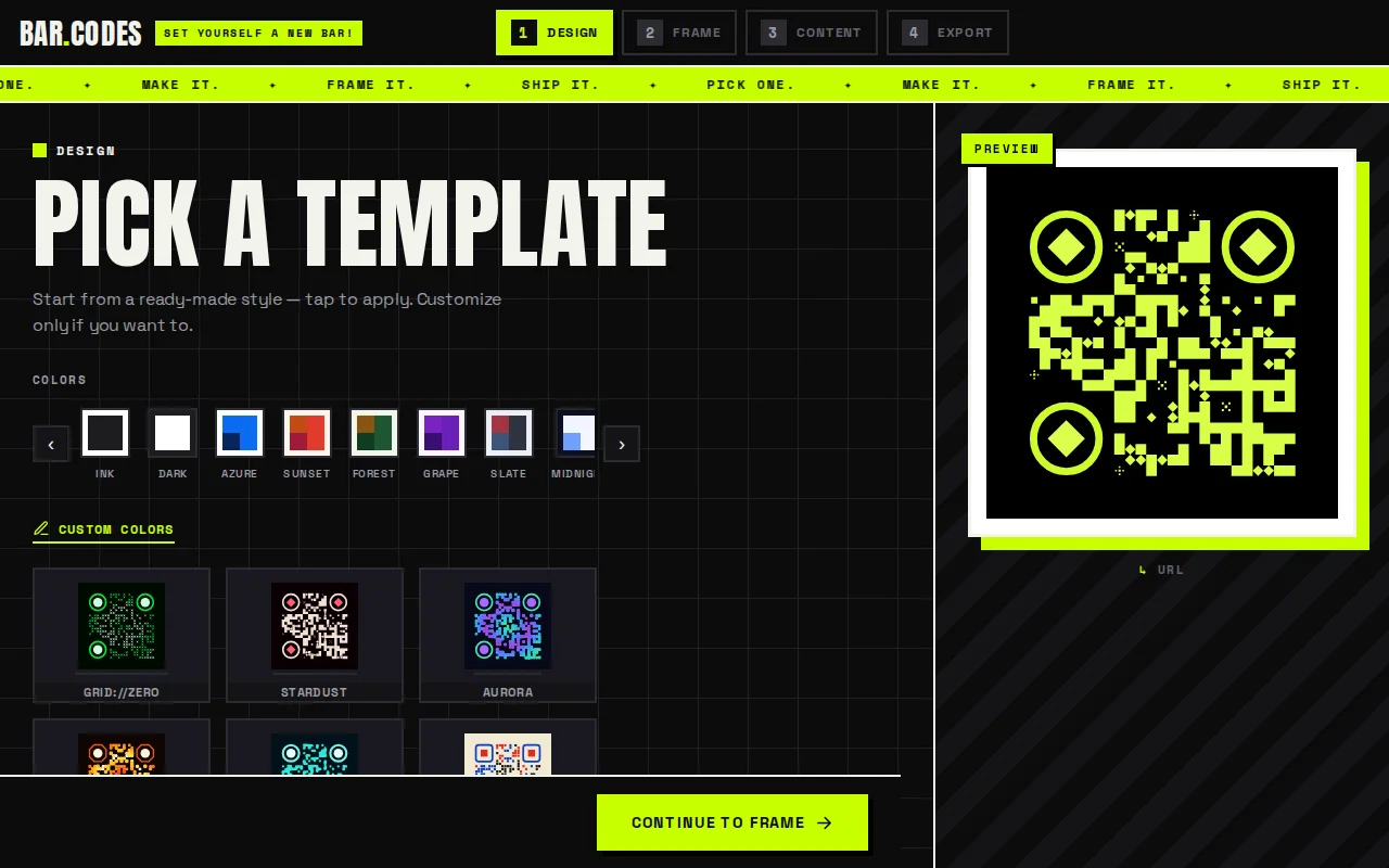 Use any SVG as QR code On Dots