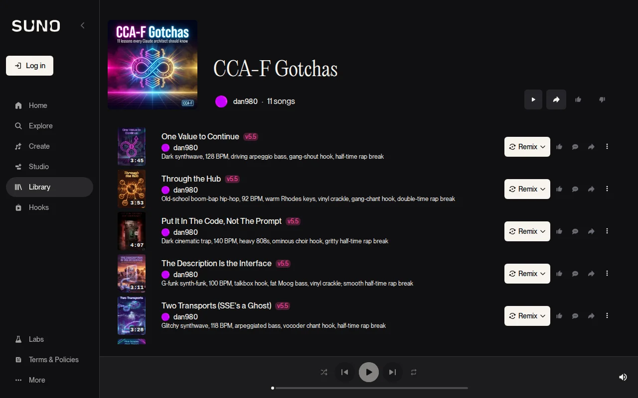 CCA-F Gotchas – exam pitfalls turned into an earworm playlist