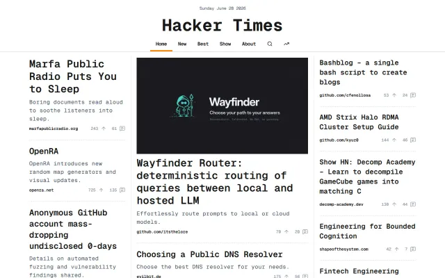 Hacker Times – HN Reader
