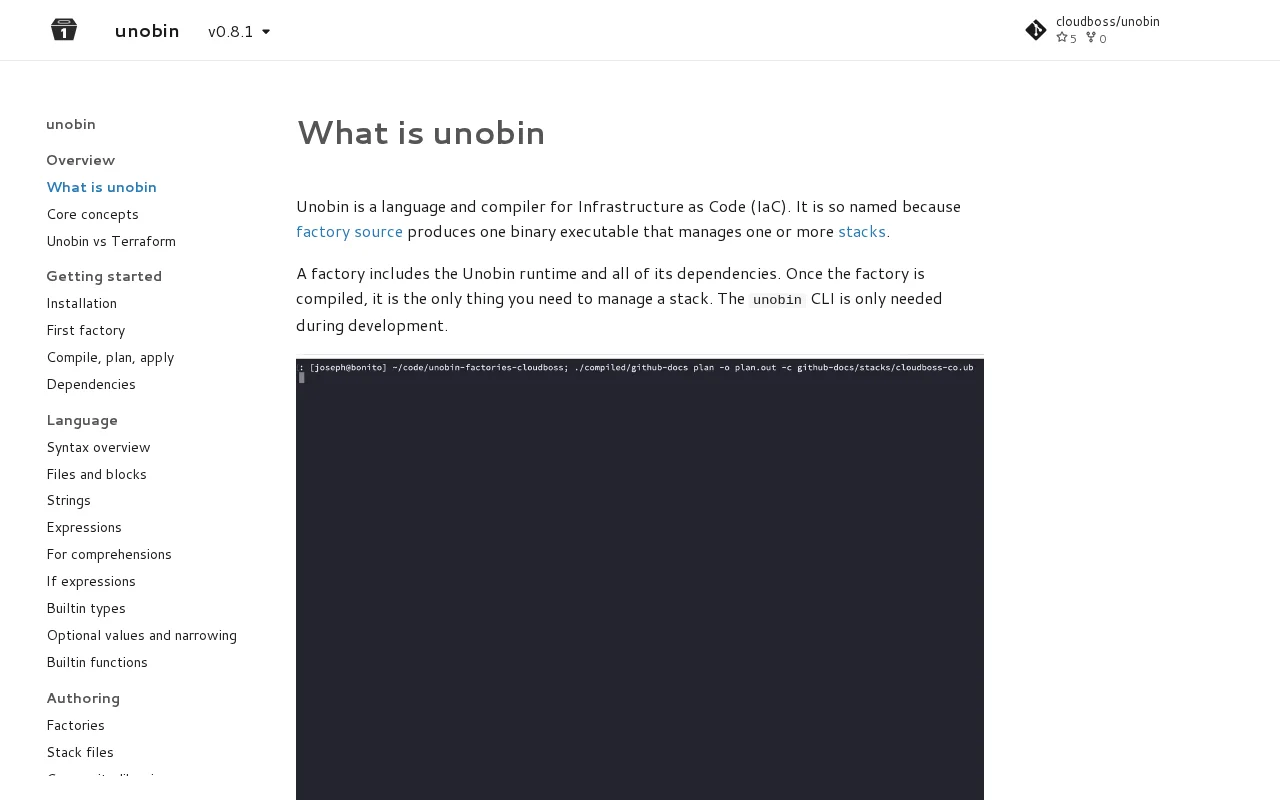Unobin compiles Infrastructure as Code to one binary