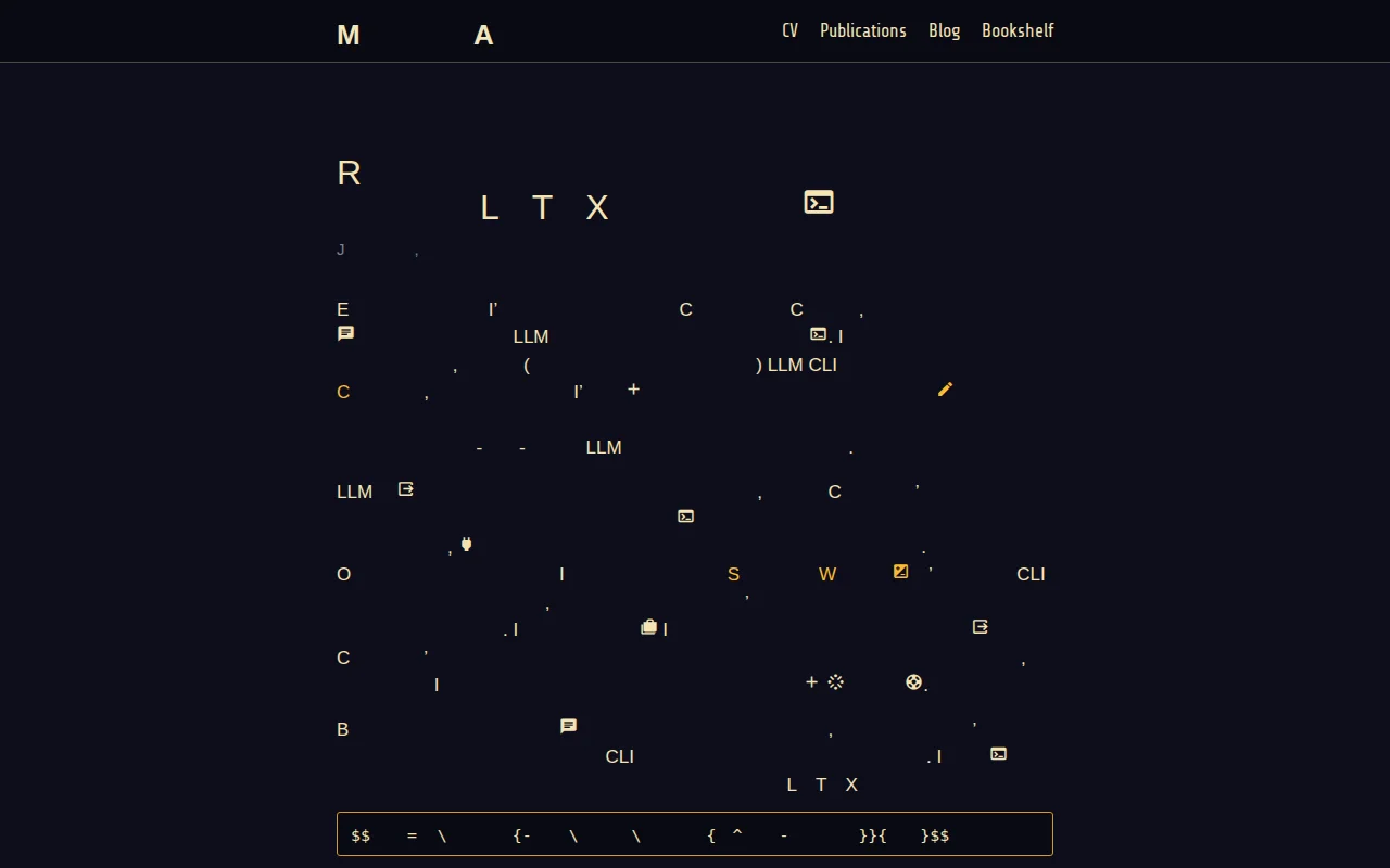 Rendering Markdown with LaTeX in the Terminal