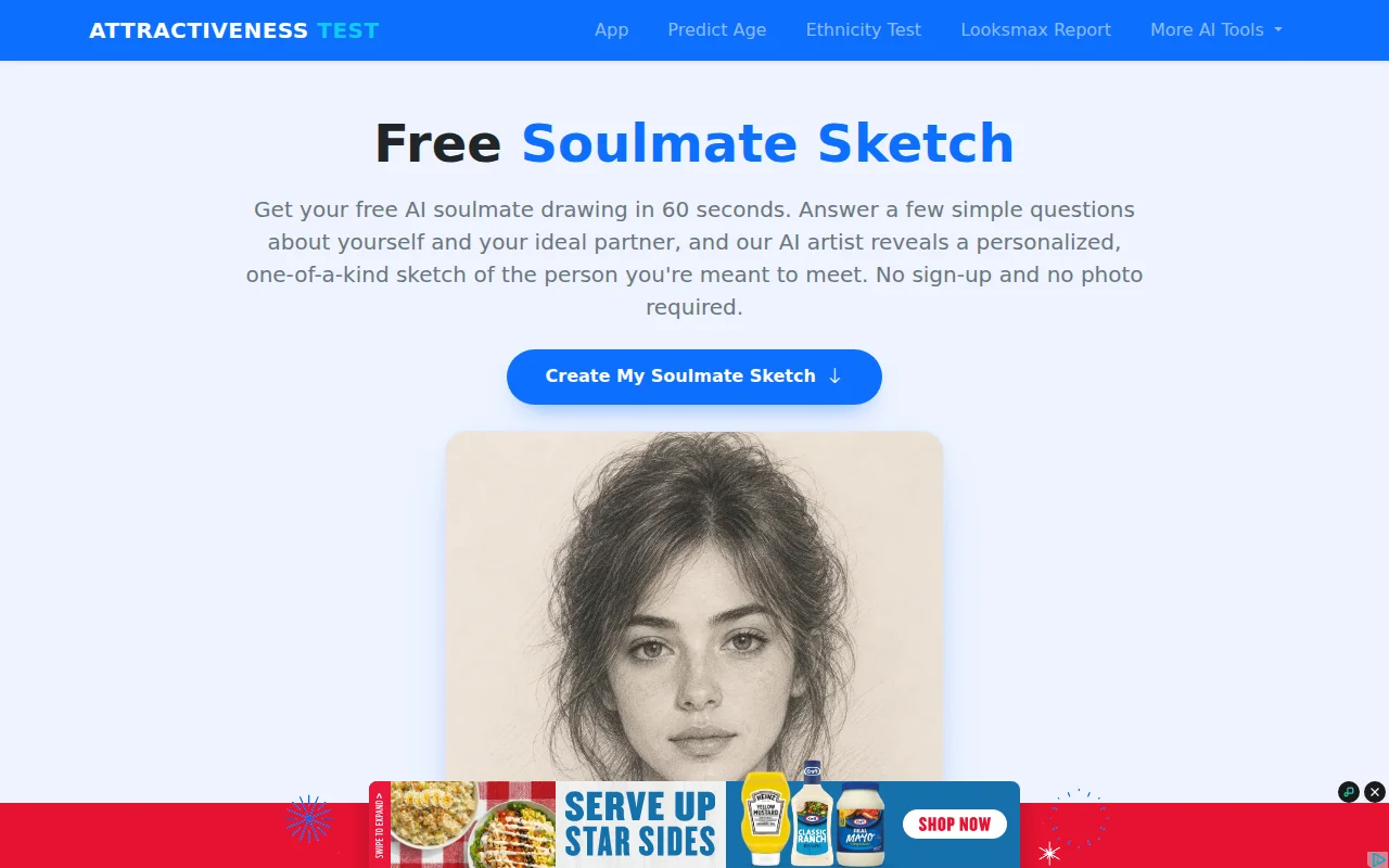 AI Soulmate Sketch Tool