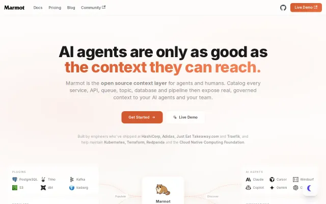 Marmot, context layer for agents and humans