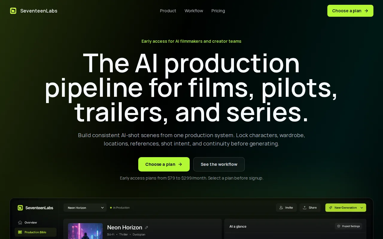 I'm building the missing production workflow for AI filmmakers