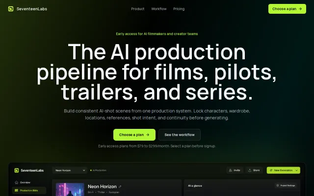 I'm building the missing production workflow for AI filmmakers