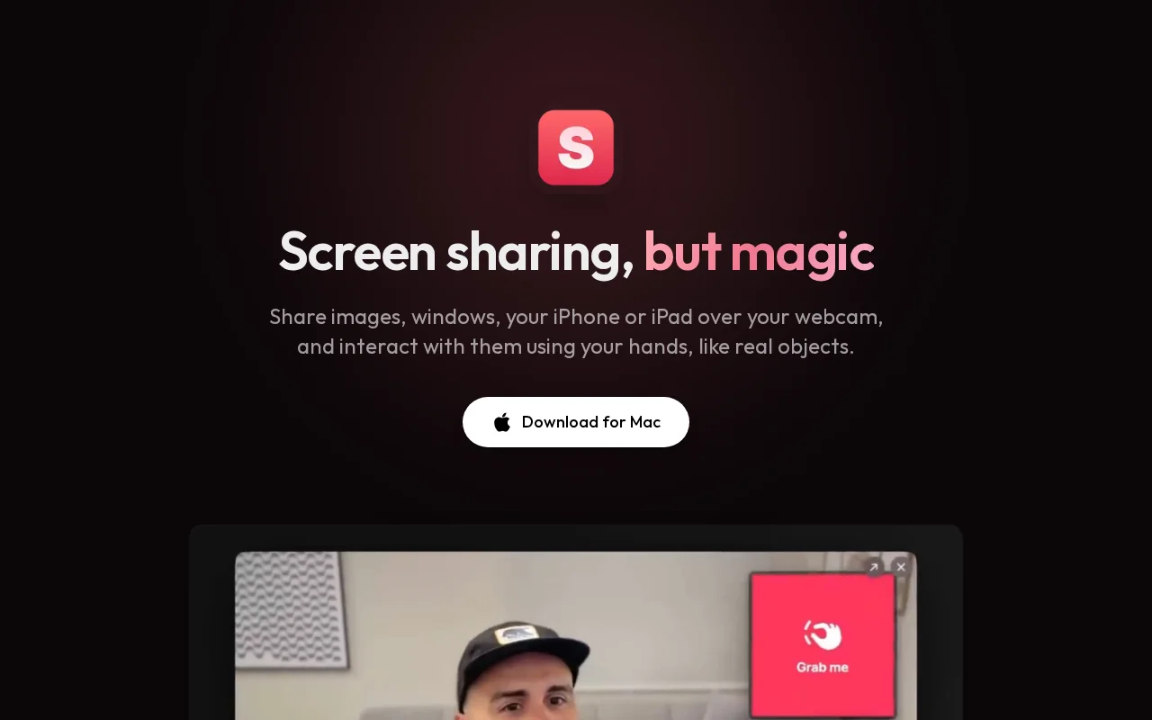 Shacam for macOS – Screen sharing you can touch