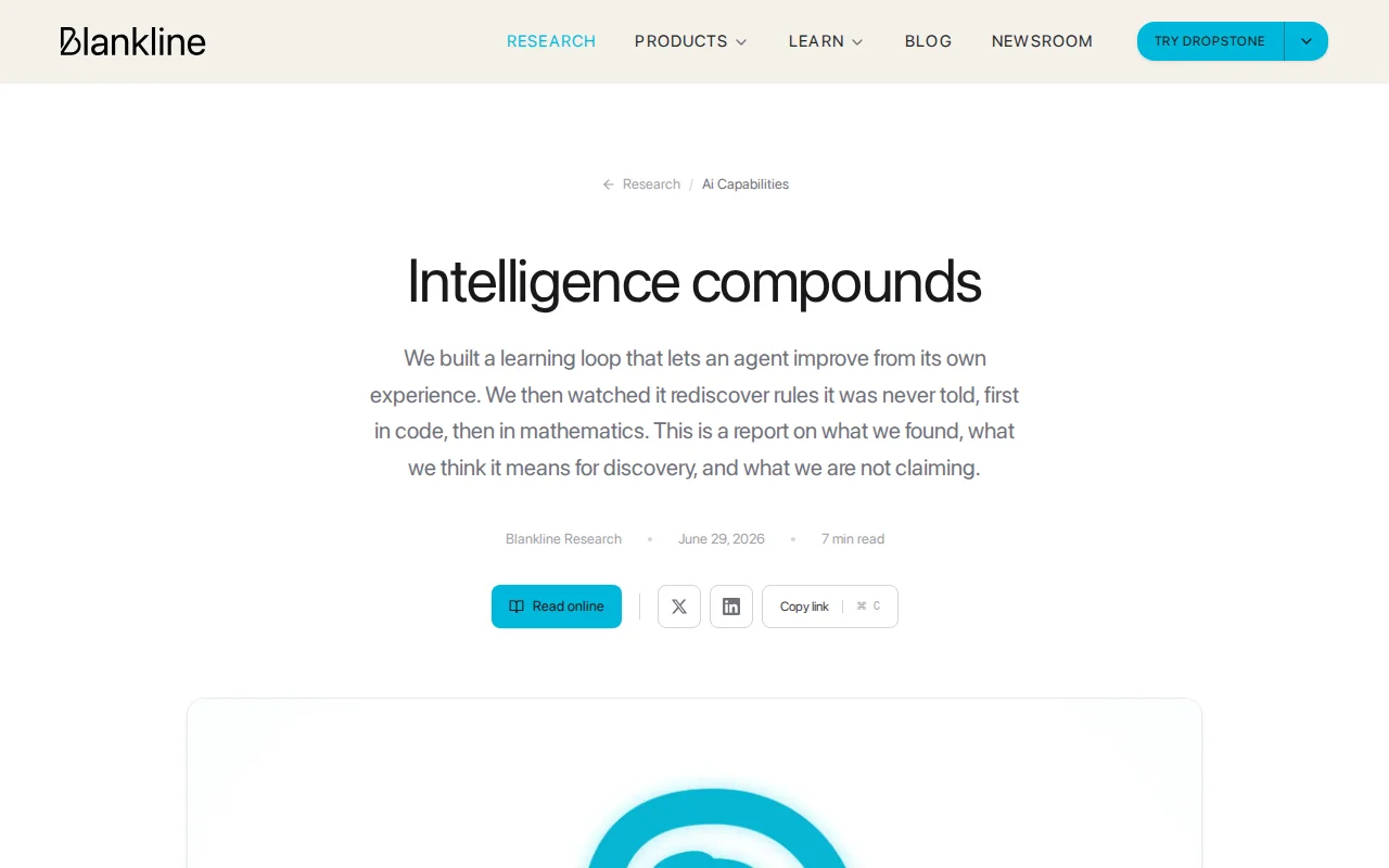 We built a learning loop that learns from its own failures