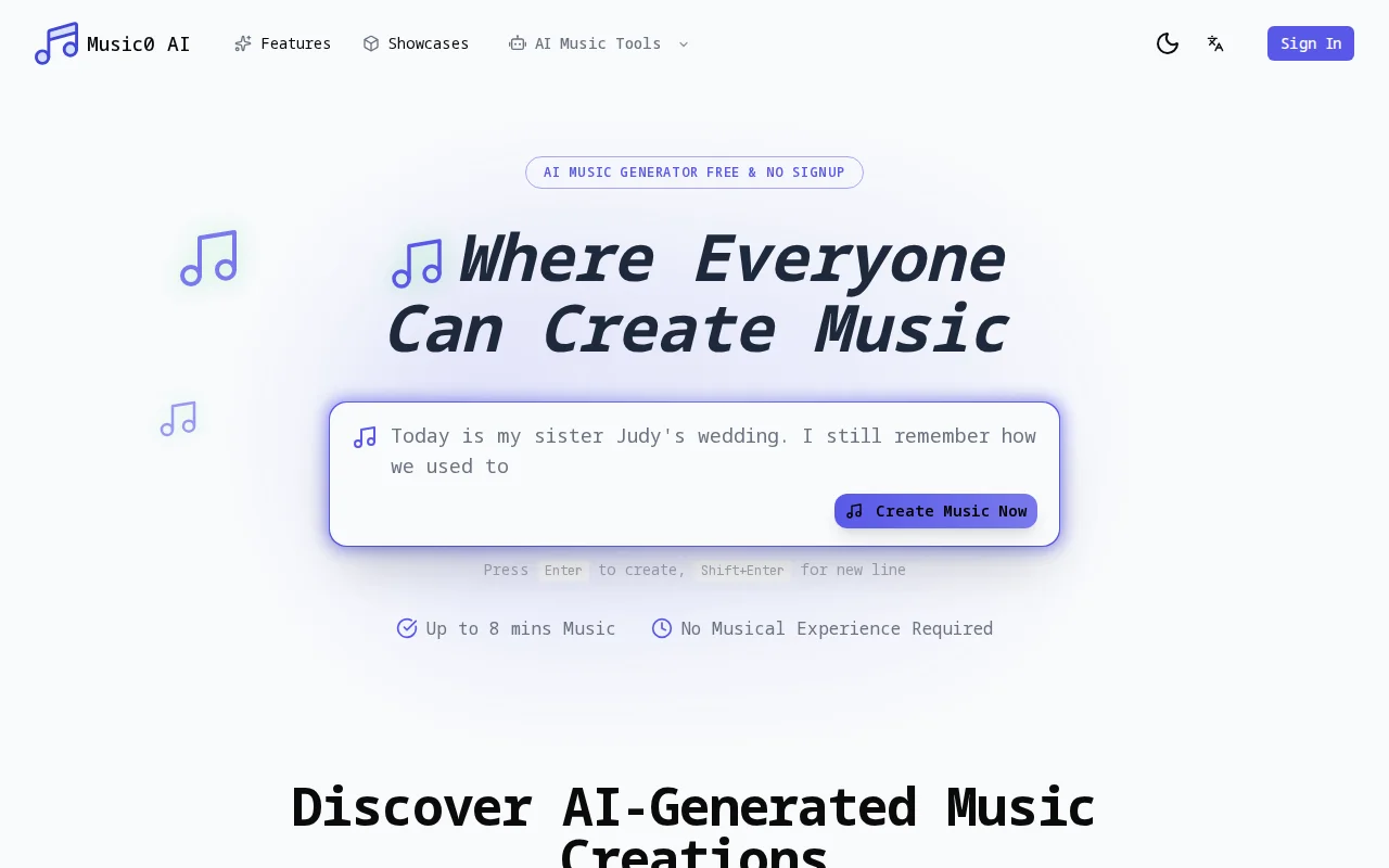 AI Music Generator Free and No Signup