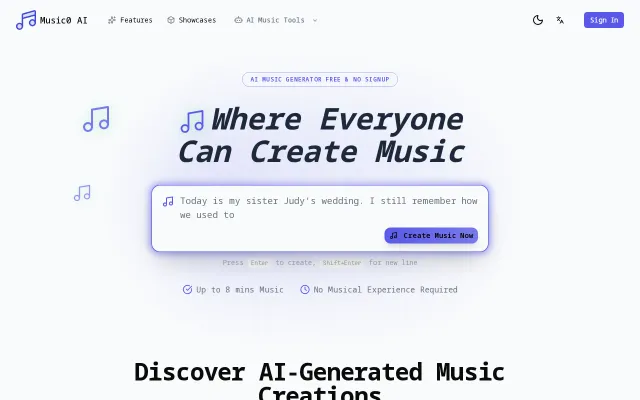 AI Music Generator Free and No Signup