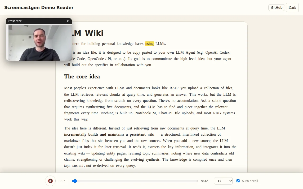 Turn documents into lip-synced video readers