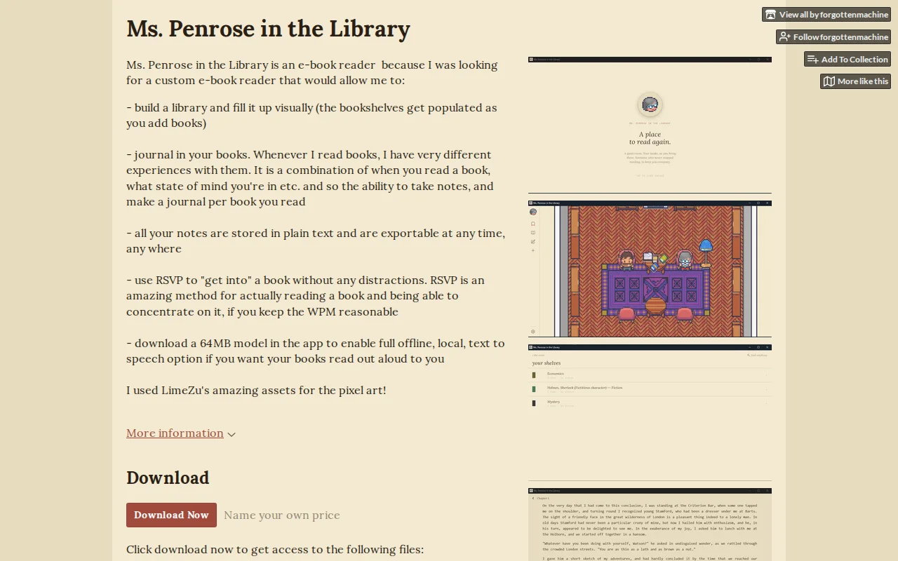 A local-first eBook reader with a journal for each book you read