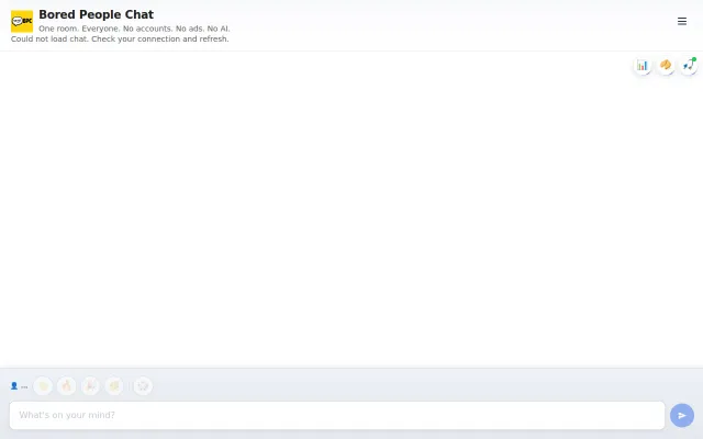 Bored People Chat – Anonymous global chat room