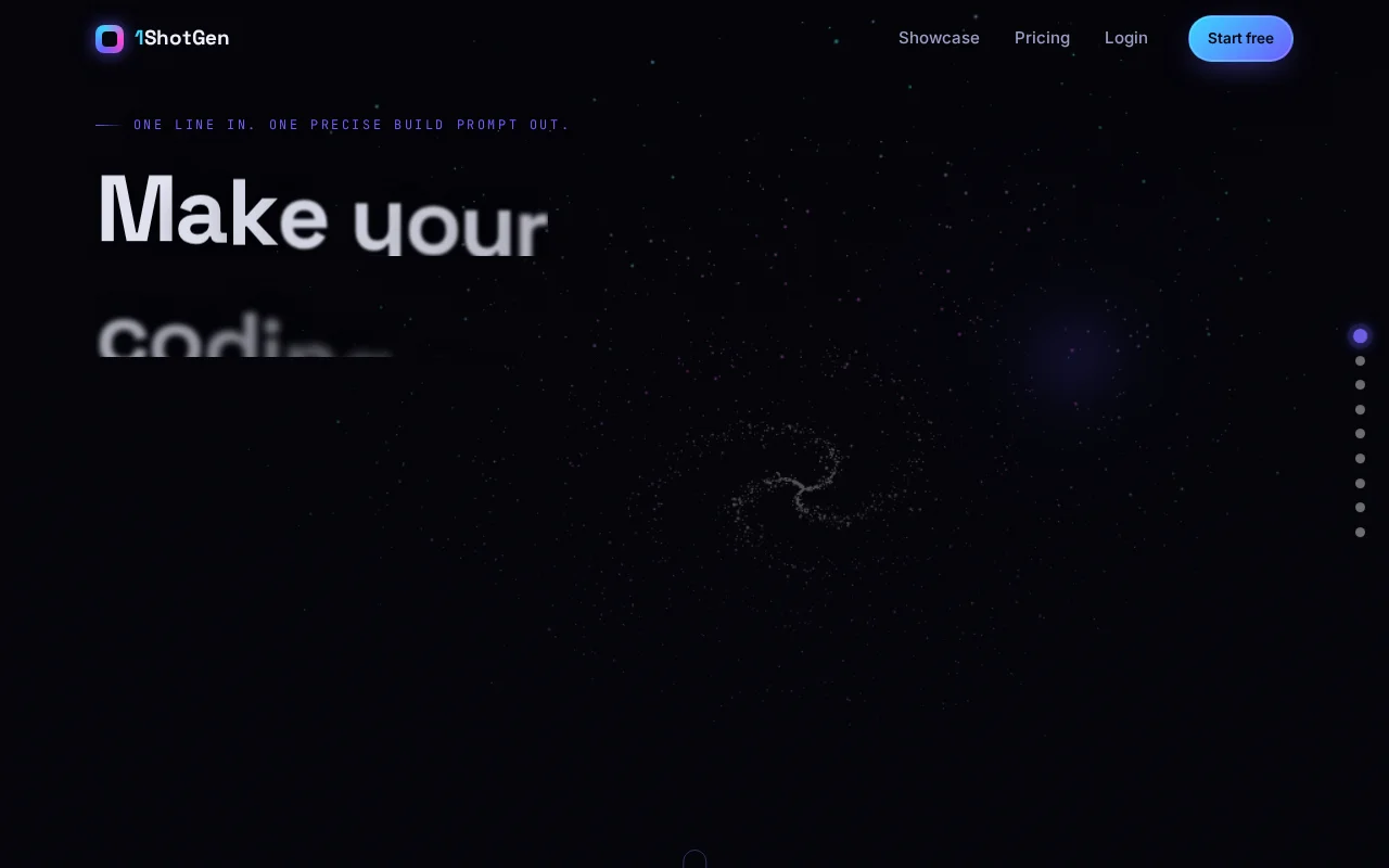 1ShotGen – From rough idea to full build prompt in 1 shot