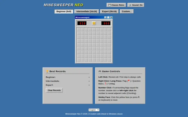 Classic Minesweeper