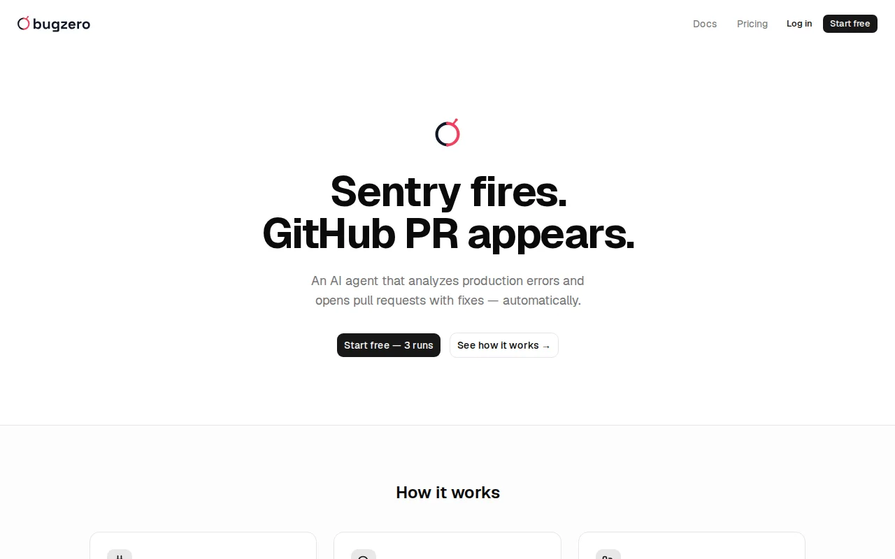 Turning Sentry errors into AI generated GitHub PRs with fixes