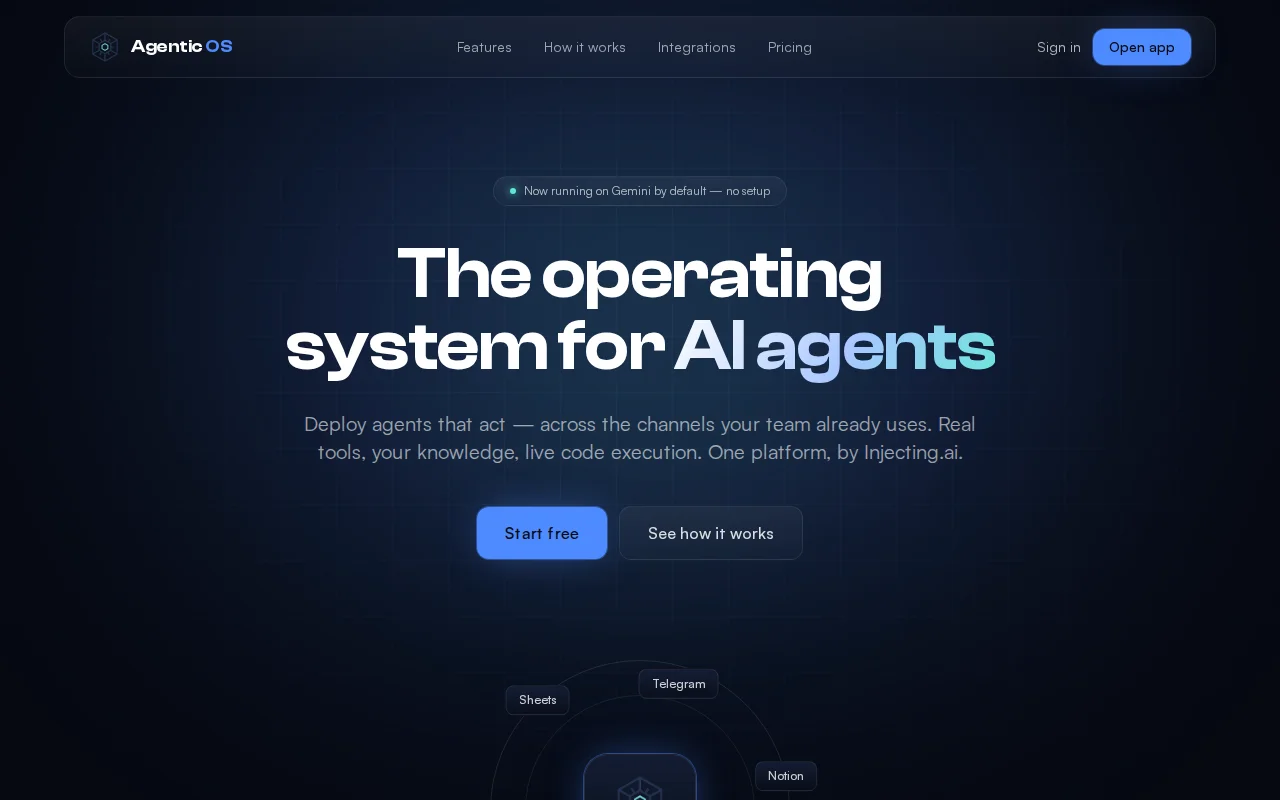 Agentic OS – the operating system for AI agents
