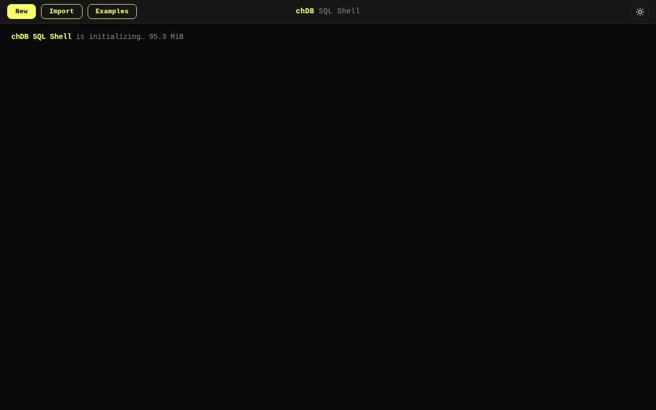 ChDB-WASM – ClickHouse running in the browser via WebAssembly
