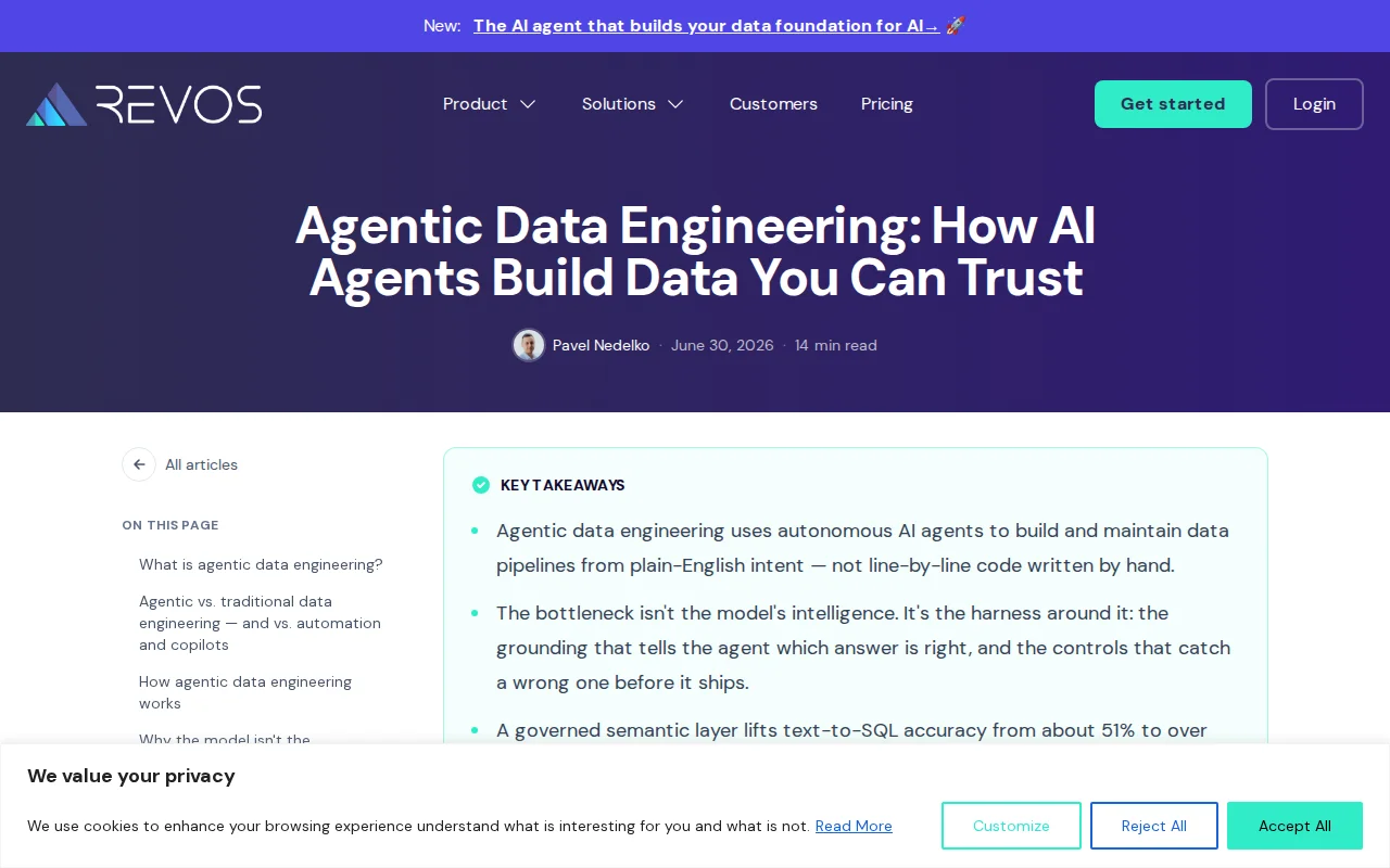 Agentic Data Engineering