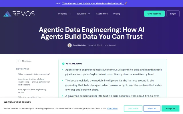 Agentic Data Engineering