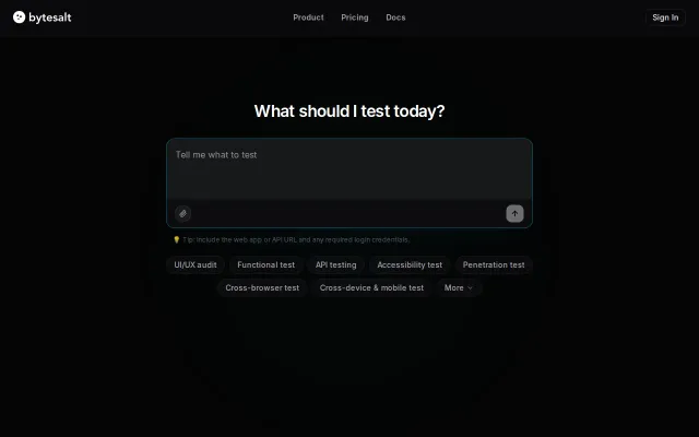 Bytesalt – AI that finds bugs Playwright tests miss
