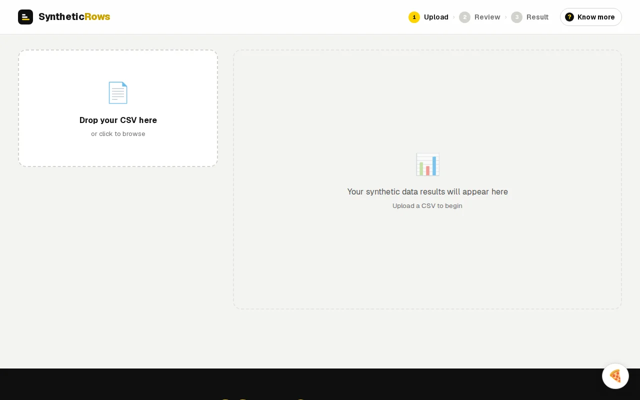 SyntheticRows – expand small datasets, with an honest quality score
