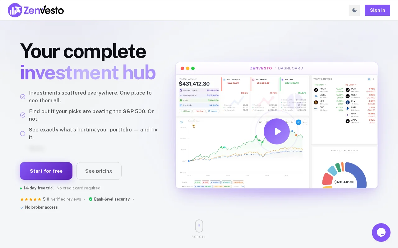 A Simple Investment Portfolio Tracker