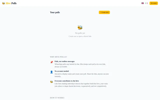 A Replacement of WhatsApp Polls