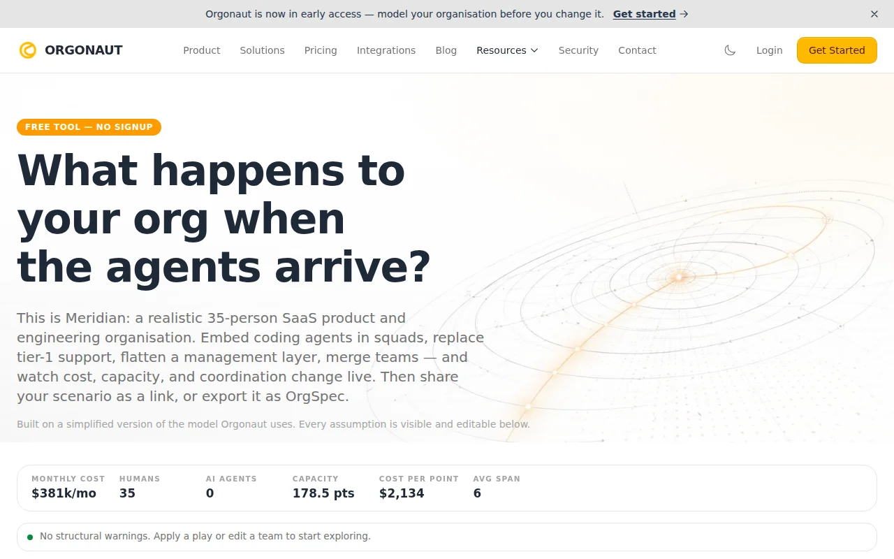 Simulate what AI agents do to an engineering org (no signup)