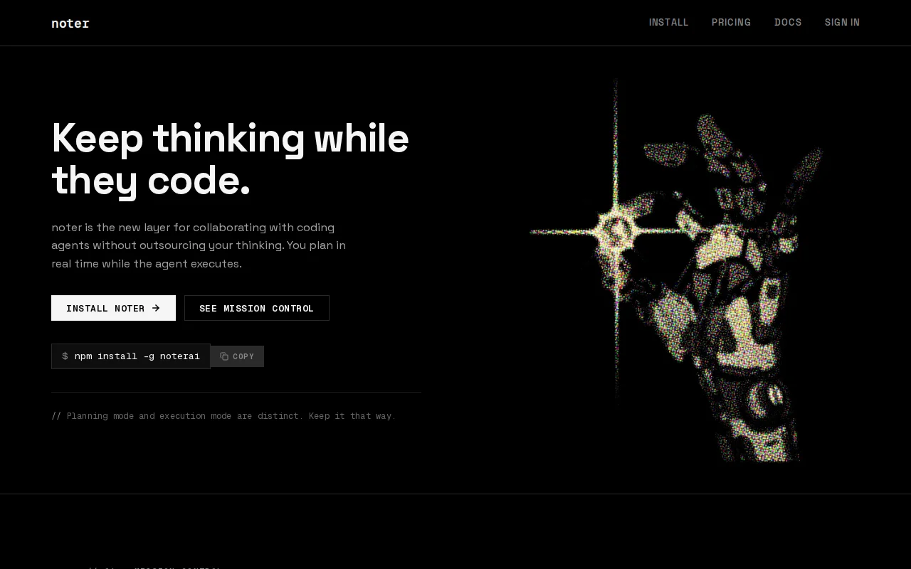 Noter – AI agent dashboard for monitoring coding harnesses locally