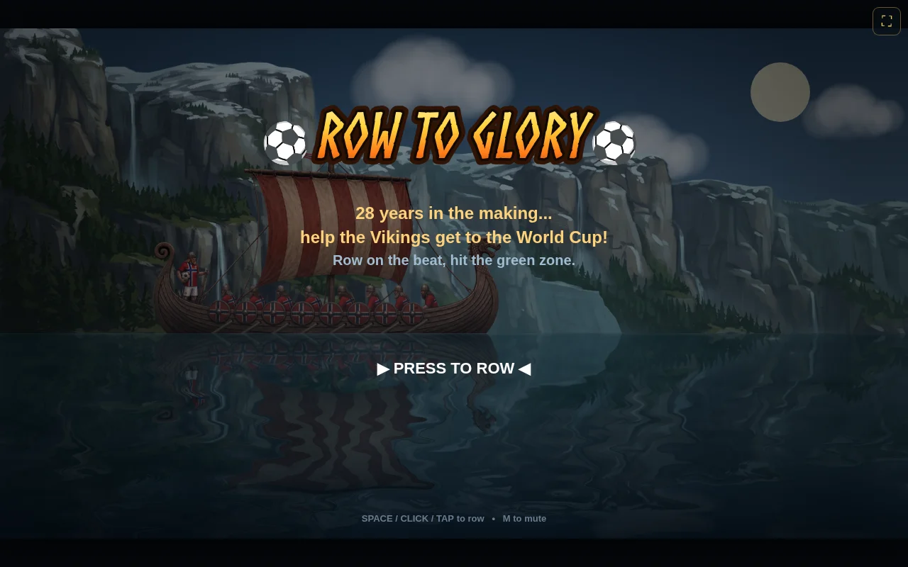 Row to Glory, a Viking rhythm game to row your way to World Cup 2026