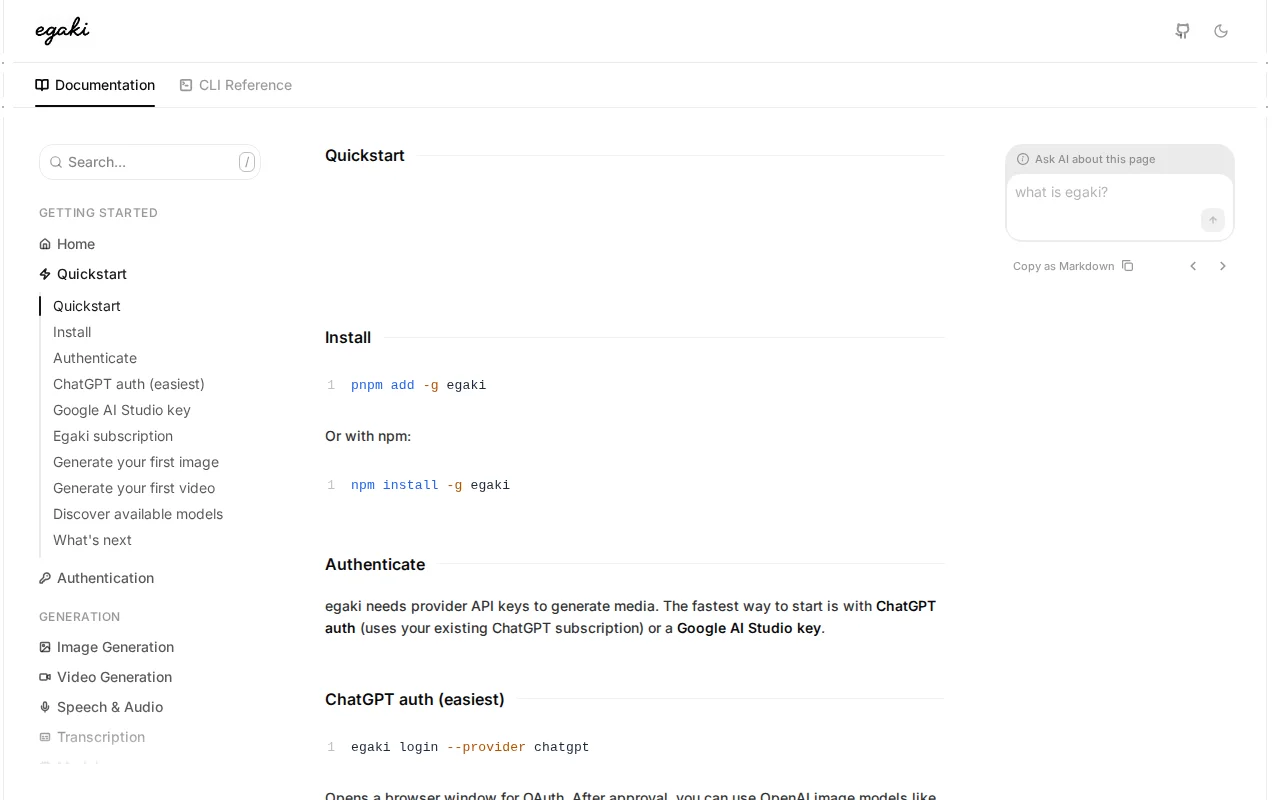 Egaki – create videos with code and MDX files