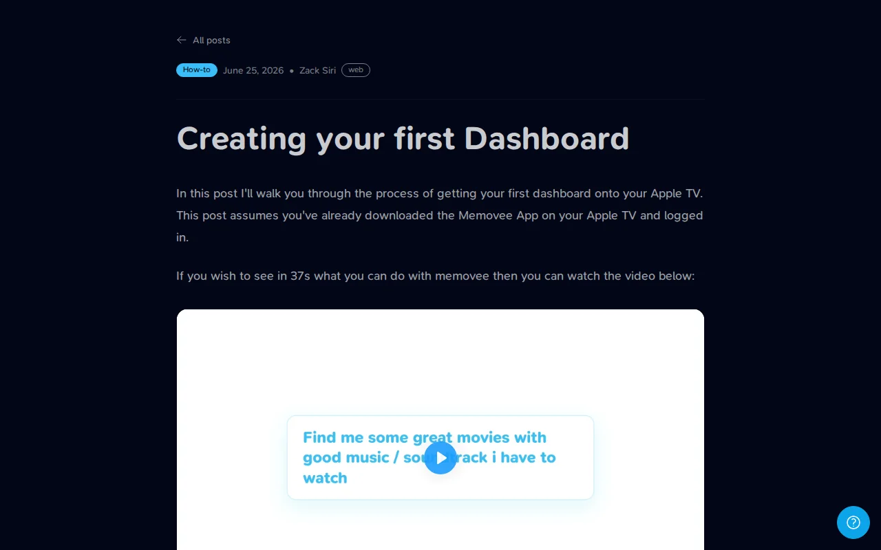 I built custom movie dashboards for Apple TV