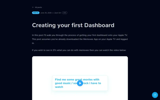 I built custom movie dashboards for Apple TV