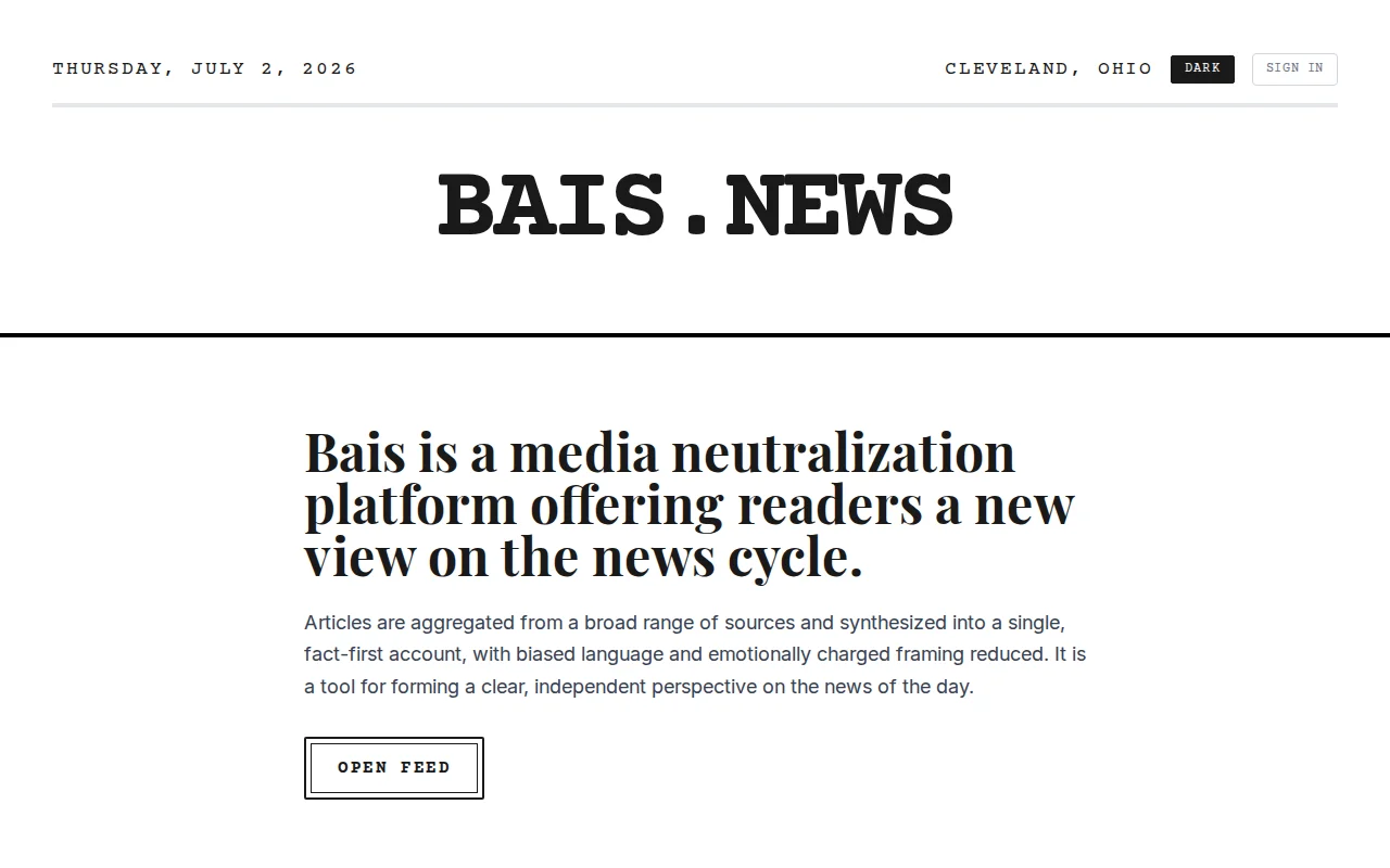 Bais.News – News Neutralization Piepline