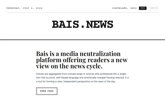 Bais.News – News Neutralization Piepline