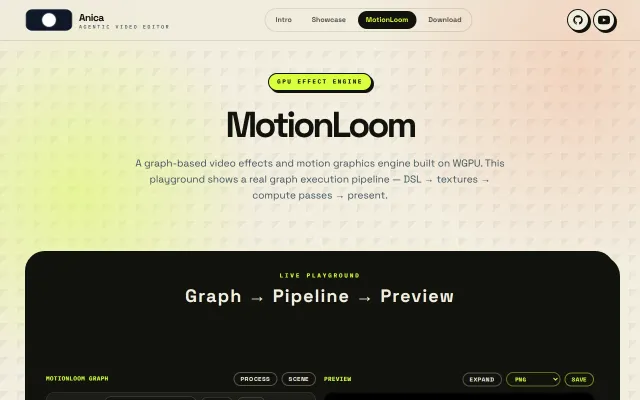 MotionLoom – An open-source video-as-code language for video creation