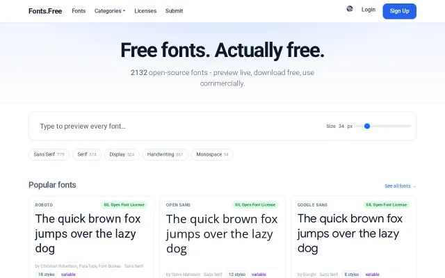 Fonts.Free
