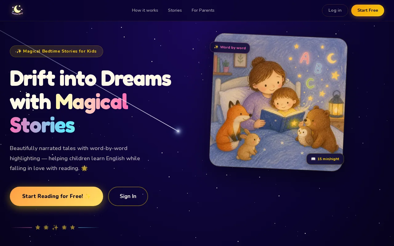 Bedtimeforkids let kids learn while entertain