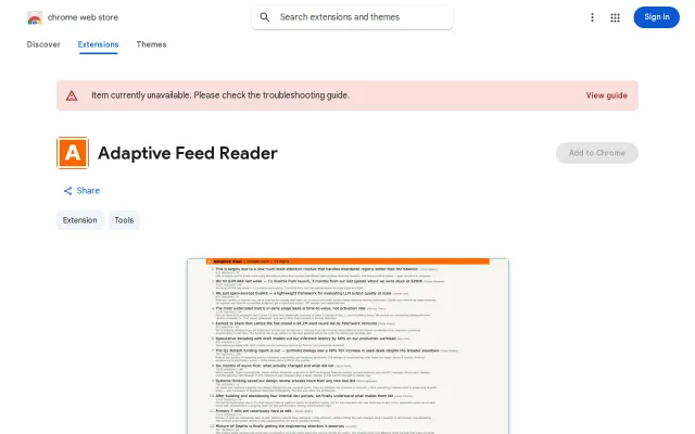 Adaptive Feed Reader – read your LinkedIn feed like Hacker News