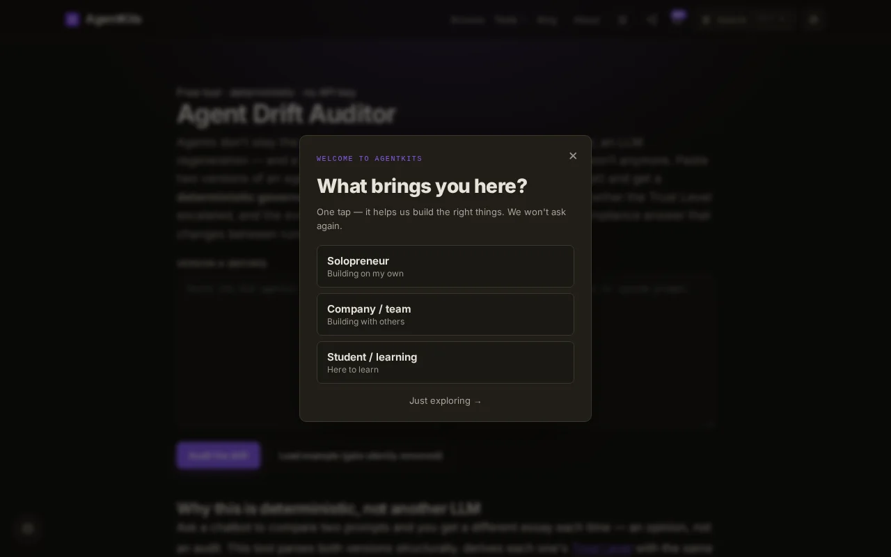 Diff two versions of an AI agent and catch silent permission changes