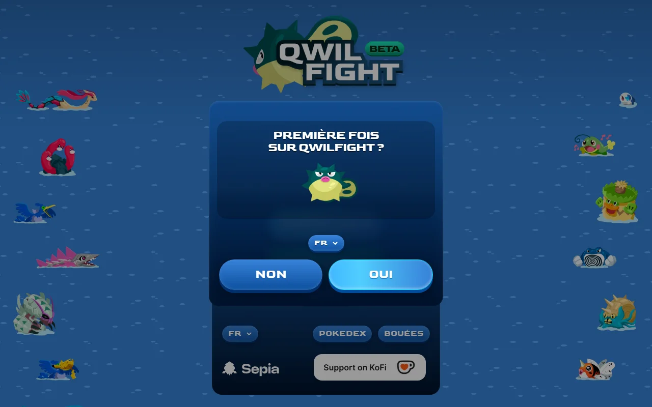 Qwilfight – A Pokémon-themed Battleship-like game