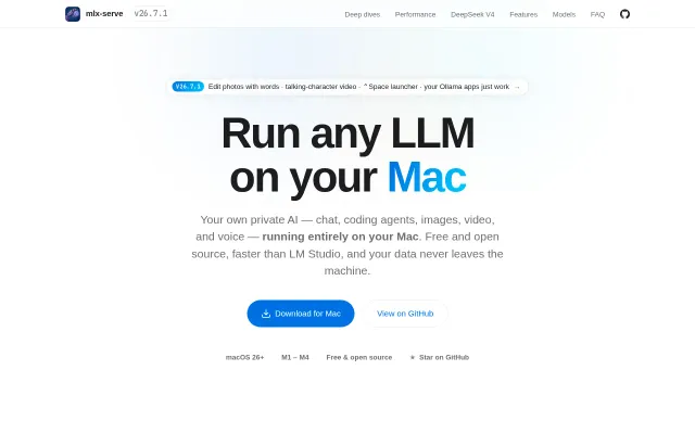 Mlx-serve – LLM inference server for Apple Silicon, written in Zig